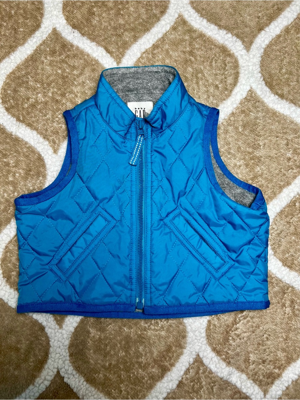 Baby GAP Blue Quilted Vest
